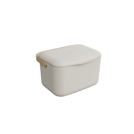Rectangular Compost Bin + Filter (Cream)