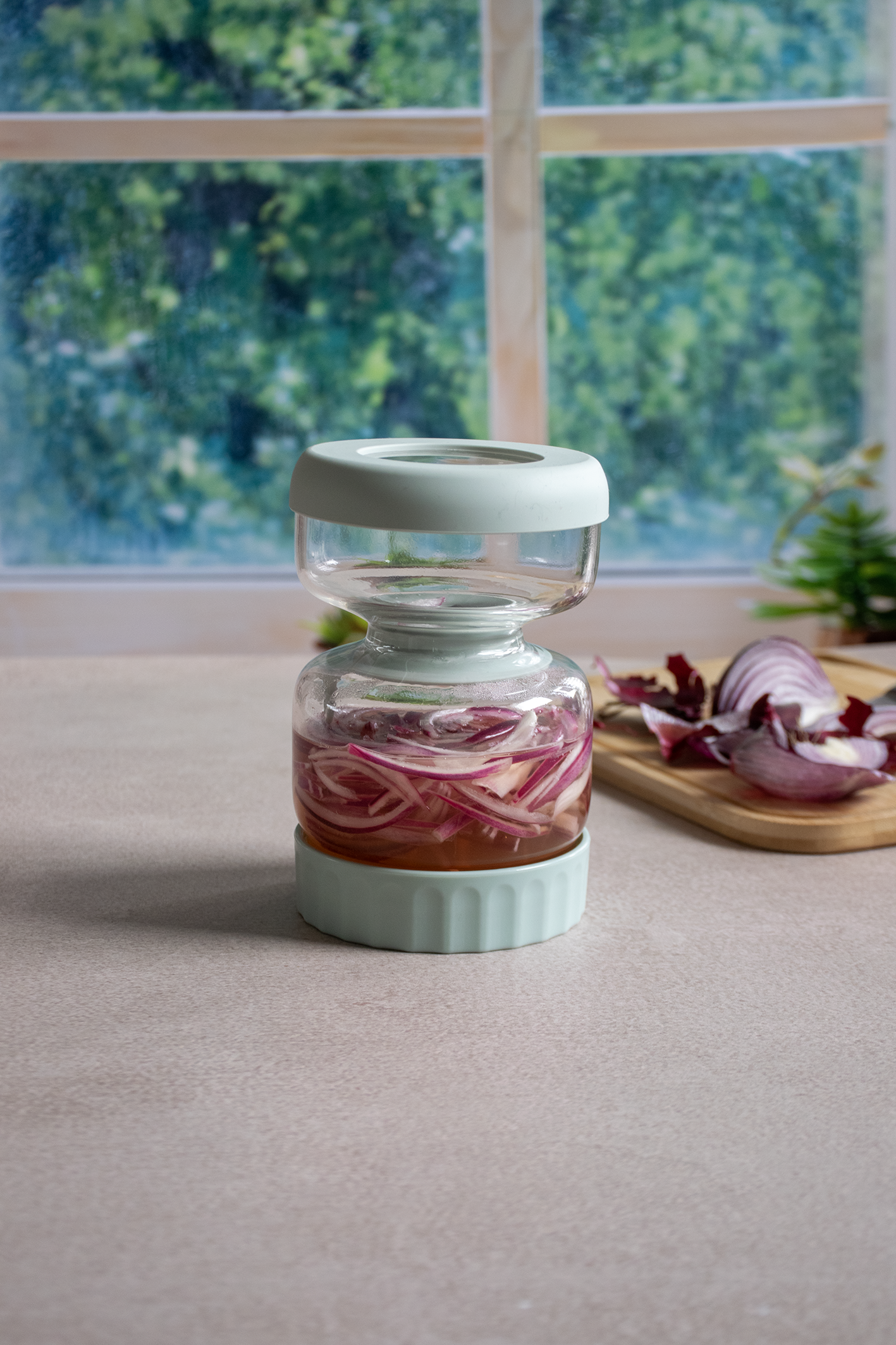 Glass Pickle Jar 750 ml