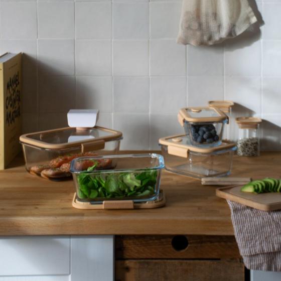 Glass Vacuum Starter Pack (4 Containers + Pump)