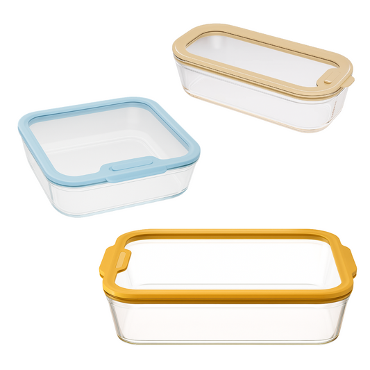 Glass Cooking & Storage Set (Set of 3)