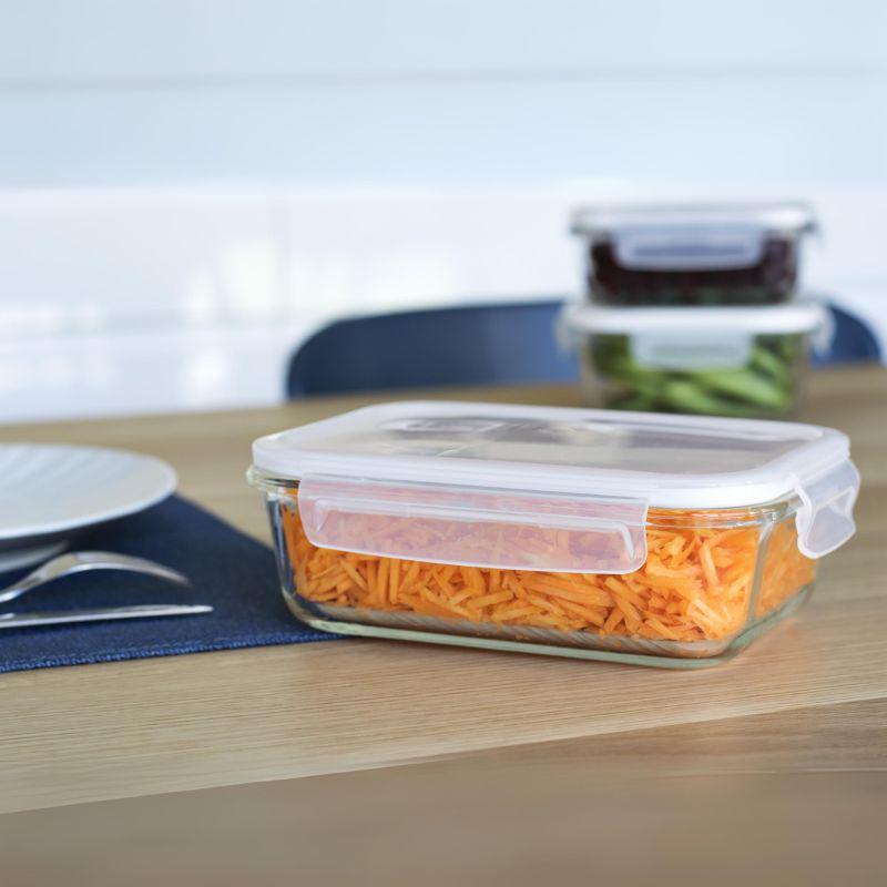Glass Food Storage Container - Rectangular