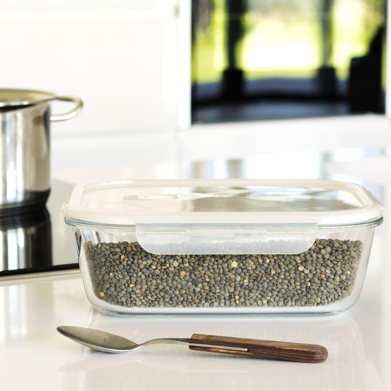 Glass Food Storage Container - Rectangular